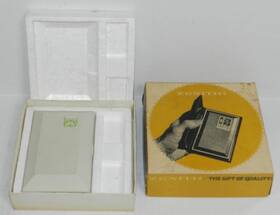 R166y3 Zenith Vintage Royal 16 Billfold Am Transistor Radio In Box
