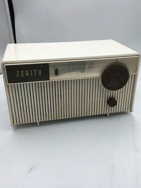 Y114w Zenith Rare 1960s Vintage Solid State Am Only Radio Model Made In Usa Rs