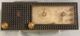 Z624-g Zenith Z-624g Vintage Model Royal Six Radio With Clock / Alarm Used