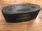Zg320m Zenith Vintage Radio Alarm Clock Cassette Player Recorder