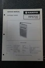 Sanyo RP6700 Service Manual. Fixed Price $21.99.