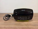Sony Dream Machine ICF-C111 Am/fm Green Alarm Clock Radio Tested Works. Fixed Price $25.00.