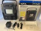Yorx Portable 4. B&w Tv Am/fm Radio And Stereo Cassette Player PT1545 Works. Fixed Price $39.99.