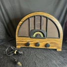 Vintage Randix Am/fm Radio OTR-98 Replica Cathedral Style Wood Veneer- Works. Fixed Price $50.00.