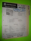 Hitachi KH-1670 Service Manual Original Repair Book Am/fm Radio Tv. Fixed Price $37.50.