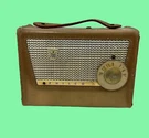 Philco T700-124 Transistor Radio Vintage Portable Leather Case Battery Powered. Fixed Price $104.12.