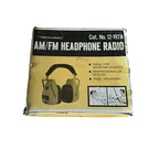 Vintage Realistic Twin Speaker Am/fm Headphone Radio. Model 12-192A. Fixed Price $69.99.