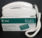 Western Electric White Trimline Touch Tone Phone Signature Series At&t, New. Fixed Price $149.99.