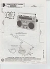 Sanyo M9921K Am/fm Cassette Radio Photofact Folder, Sams Service Manual. Fixed Price $10.75.