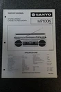 Sanyo M7100K Service Manual. Fixed Price $21.99.