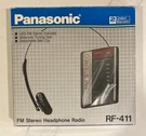 Panasonic RF-411 Fm Stereo Headphones New In Box. Fixed Price $19.99.