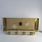Vintage Silvertone Radio Model 26 Am Fm Phono Input Ivory *partially Tested*. Fixed Price $58.00.
