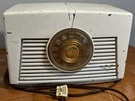 Vintage Rca Victor 8X542 Tube Radio Am Superheterodyne White Bakelite Works 1948. Fixed Price $75.00.