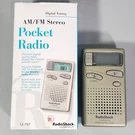 Radio Shack Pocket 12-797 Am Fm Stereo Digital Tune Noaa Weather Band Gold. Fixed Price $59.51.