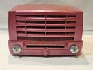 Vintage Red Emerson Bakelite Tube Radio 700028 F182 Nonworking For Parts - Read. Fixed Price $61.31.
