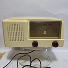 1950 Art Deco Tube Radio General Electric 401 Prop Display Beige Good Labels. Fixed Price $42.90.