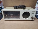 Vintage Rca Clock Am Radio Model Rzd 405B **1973 Tan Good Motorboats. Fixed Price $12.00.