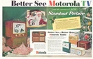 1952 Motorola Tv Television Clock Radio 52CW 52B 62CW Print. Fixed Price $14.99.