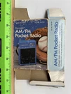 1970S ? Flavoradio Am Fm Pocket Realistic 12-721 Vintage Box Only. Fixed Price $5.99.