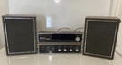 Vintage Montgomery Ward Airline Solid State Radio & Speakers Gen 6111A Am Fm. Fixed Price $75.20.