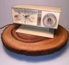 Sears Vintage Solid State Silvertone Transistor Radio Clock Model 2061 Works. Fixed Price $40.00.
