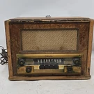 1949 Silvertone Model 8052 Am 6 Tube Radio Wood Push Button Tabletop Mcm Deco. Fixed Price $147.90.