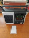 Westminster Am Fm Radio Model 2900B Black Solid State Red Green Dial Pick #1/#2. Fixed Price $19.99.
