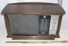 Rca Model RLC60W Am-fm Dual Speaker Long Range Walnut Table Top Radio 1960S Mcm. Fixed Price $74.99.