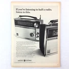 Radio Vintage 1965 Print General Electric Overture P1905 Jet Stream P1910. Fixed Price $11.99.