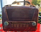 Vntg Philco Transitone Model 49-602-12 Radio Brown Great Condition Hums. Fixed Price $25.00.