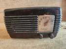 Federal Telephone + Radio Co. 1040TB 1947 Tube Not Working Parts Brown Vtg. Fixed Price $29.96.