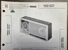 General Electric Model CT455A Transistor Clock Radio Photofact. Fixed Price $6.50.