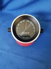 Vtg Sony TR-1824 Solid State Radio Transistors Speedometer Style Red Works '76. Fixed Price $200.00.