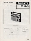 Sanyo Rp Series Radio Service Manual - Choose Model. Fixed Price $10.40.