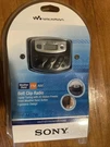 Sony Walkman Digital Tuning Weather/fm/am Stereo Radio (SRF-M37W/BC) New Sealed. Fixed Price $145.99.
