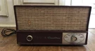 Vintage Zenith Consoltone Radio Model #XD50R Burgundy Bakelite Case 1960. Fixed Price $55.00.