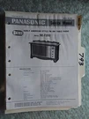 Panasonic RE-7200 Service Manual Original Repair Book Am/fm Radio Table. Fixed Price $19.99.