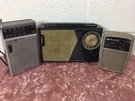 3 Vintage General Transistor Electric Radios 7-2582A & P-807-J Midland 10-020. Fixed Price $35.00.