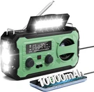 Hand Crank Emergency Solar IPX3 Fm Am Weather Radio 10000MAH Power Bank Light. Fixed Price $39.99.