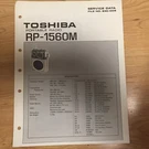 Original Toshiba Service Manual For Rc & Rp Model Radios Select One. Fixed Price $7.48.