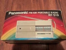 Tested Vintage Panasonic RF-519 Fm-am Portable Radio W/box. Fixed Price $70.00.