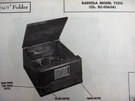 ( Rca ) Radiola 75ZU Phonograph Photofact. Fixed Price $6.50.