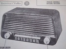 Philco & 50-520I Radio Receiver Photofact. Fixed Price $6.50.