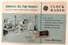 Vintage Manual Clock Radio C433 C434. Fixed Price $12.00.