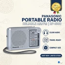 Panasonic RF-P150D Portable Pocket Radio Am/fm, Battery Operated, Silver. Fixed Price $29.80.