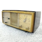 Motorola 62C1A Tube Radio Clock Am Mcm Brown Bakelite Vintage Not Working. Fixed Price $37.00.