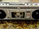 Sanyo M7650 Boombox Vintage Cassette/radio. Fixed Price $175.00.