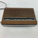 Vtg Ge Digital Alarm Clock Radio Am/fm Woodgrain 7-4625F Walnut Finish. Fixed Price $24.95.
