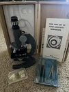 Vintage Lafayette 99-7140 100X-900X Zoom Microscope Wood Box W/kit And Slides. Fixed Price $40.00.