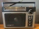 Vintage General Electric Super Radio 7-2880B Long Range Black/silver Tested. Fixed Price $89.00.